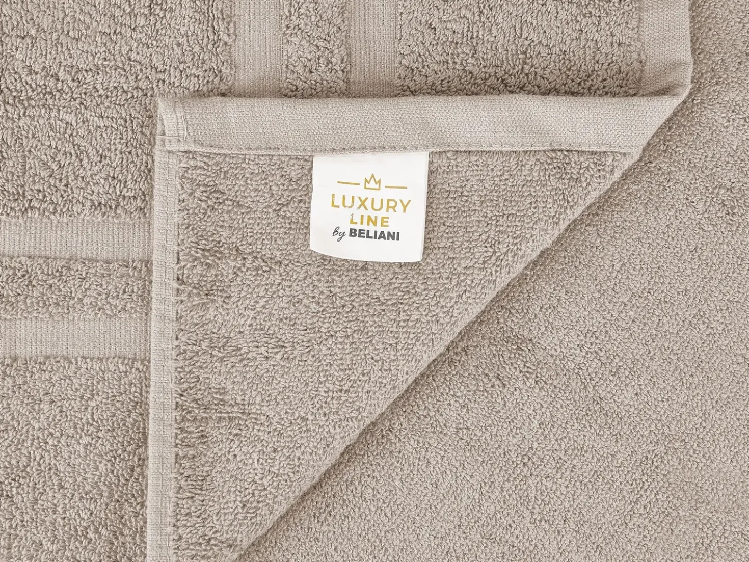 Set di 11 asciugamani AREORA Cotone Beige