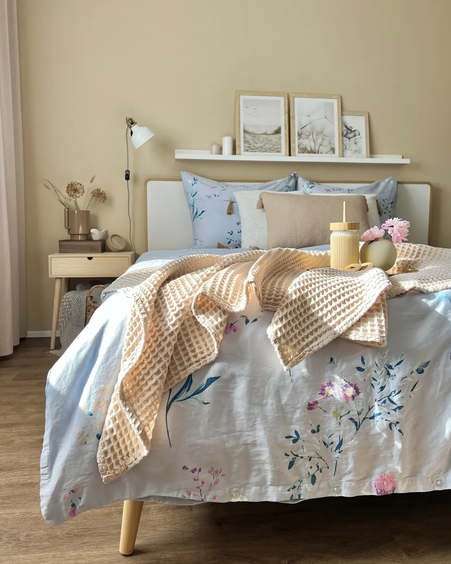 Set di 11 asciugamani AREORA Cotone Beige