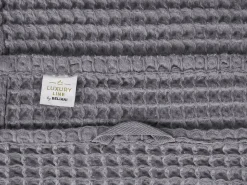 Set di 9 asciugamani AREORA Cotone Grigio chiaro