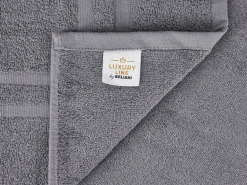 Set di 11 asciugamani AREORA Cotone Grigio chiaro