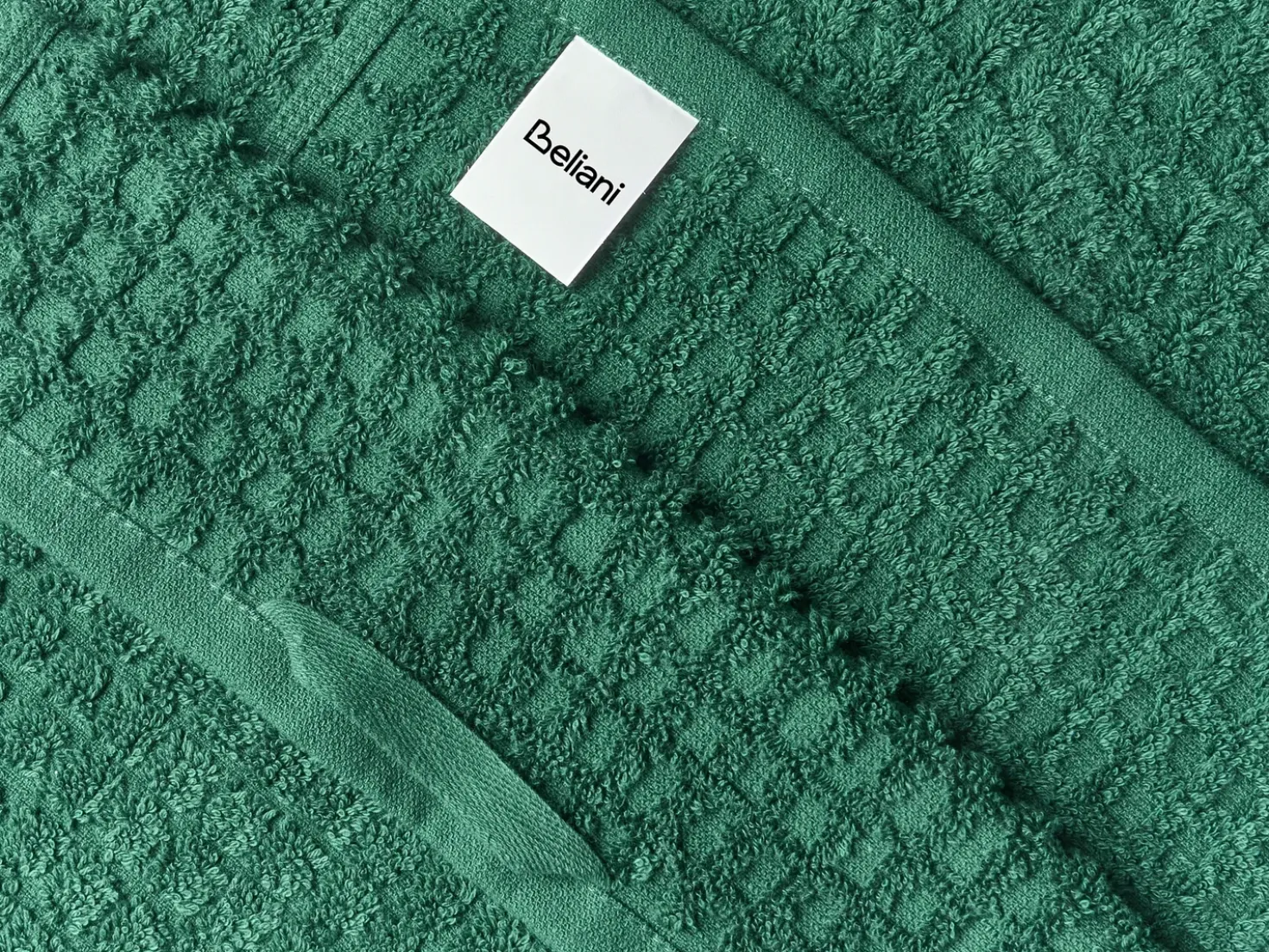 Set di 11 asciugamani ATAI Cotone Verde