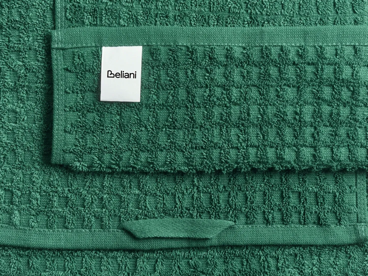 Set di 11 asciugamani ATAI Cotone Verde