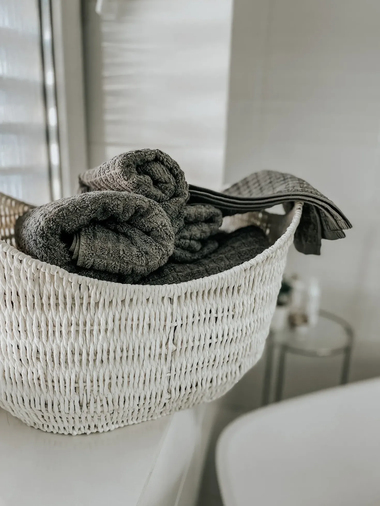 Set di 11 asciugamani ATAI Cotone Grigio
