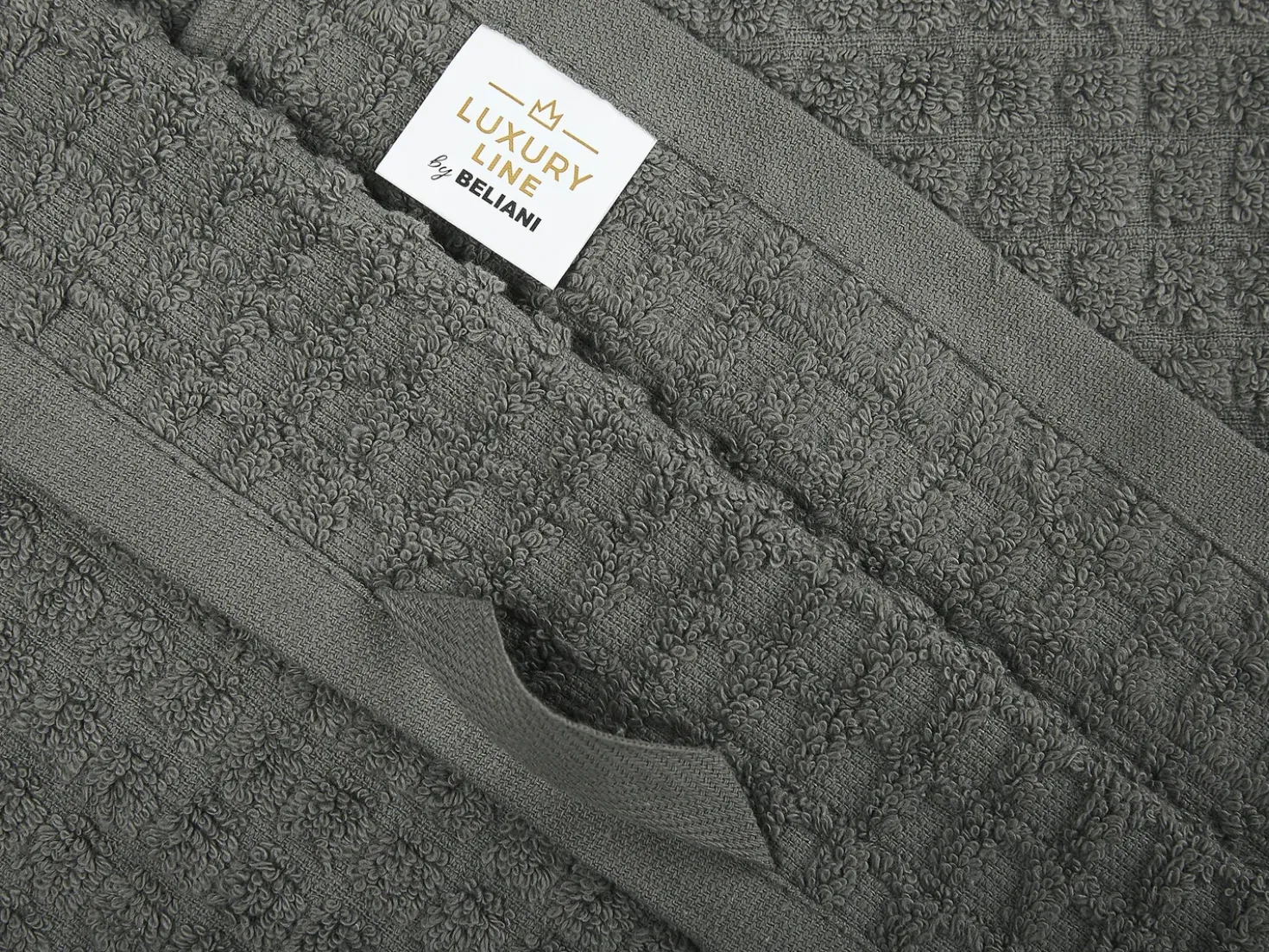Set di 11 asciugamani ATAI Cotone Grigio