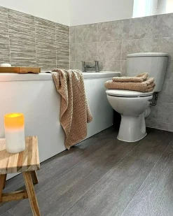 Set di 11 asciugamani ATAI Cotone Beige sabbia