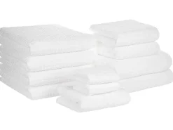 Set di 11 asciugamani ATAI Cotone Bianco