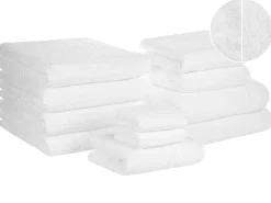 Set di 11 asciugamani ATAI Cotone Bianco