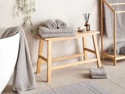 Set di 11 asciugamani ATAI Cotone Grigio chiaro