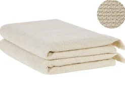 Set di 2 asciugamani ATIU Tessuto a spugna Beige