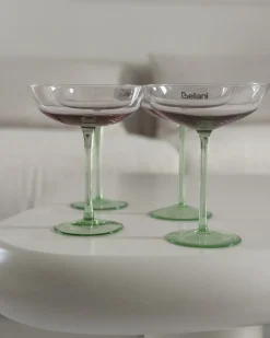 Set di 4 bicchieri da Martini DIOPSIDE 250 ml Rosa
