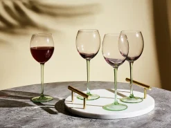 Set di 4 calici da vino DIOPSIDE 360 ml Rosa