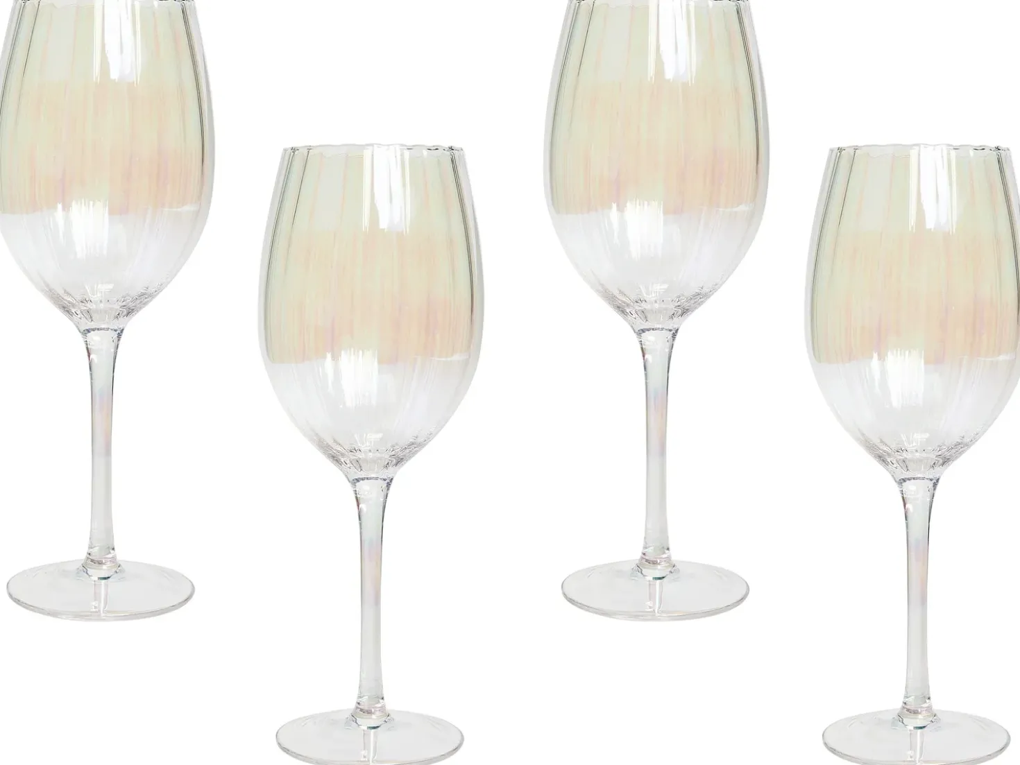 Set di 4 calici da vino MORGANITE 530 ml Trasparente
