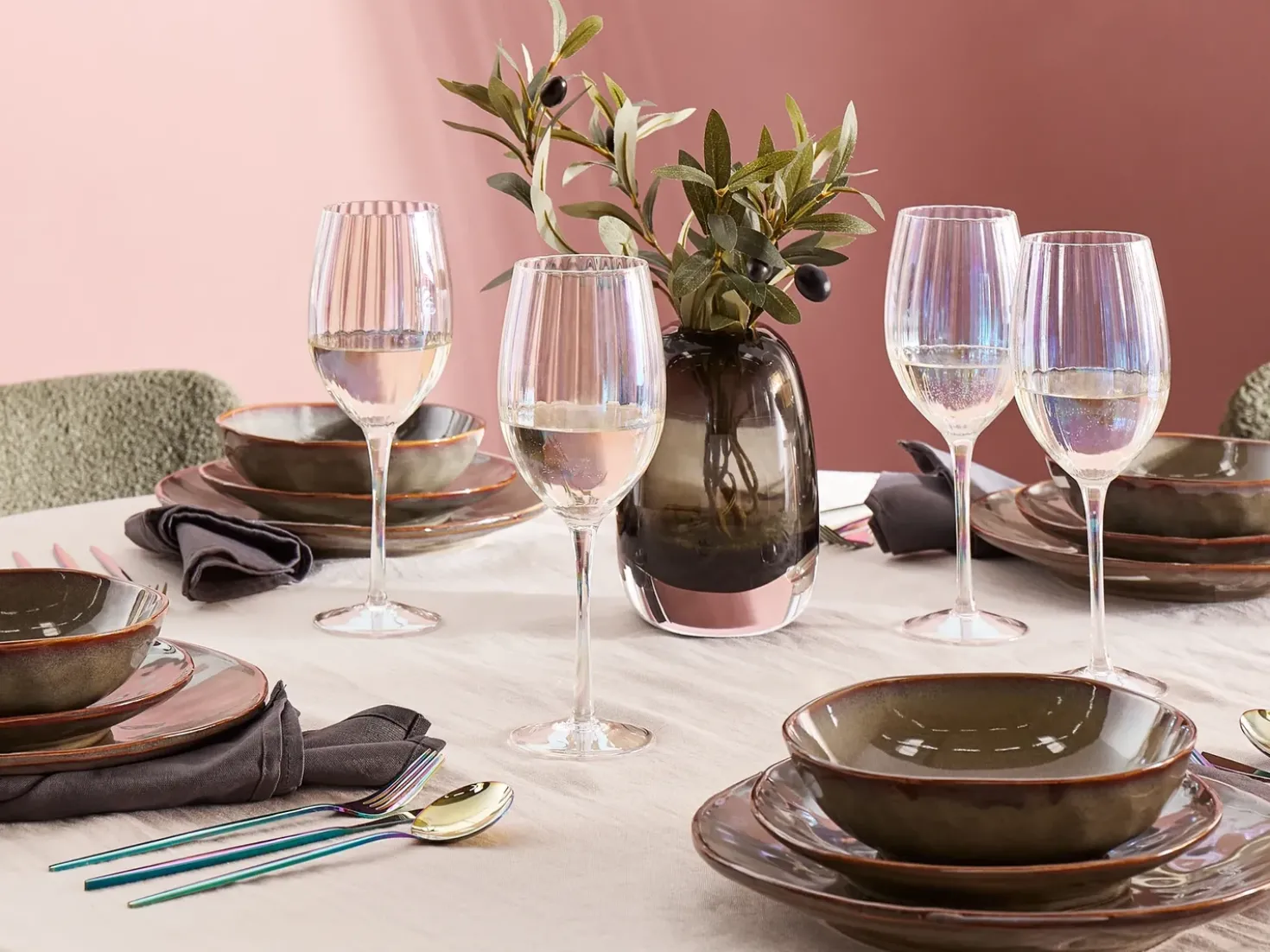 Set di 4 calici da vino MORGANITE 530 ml Trasparente
