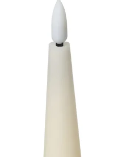 Set di 6 candele LED AURUM 28 cm Bianco sporco