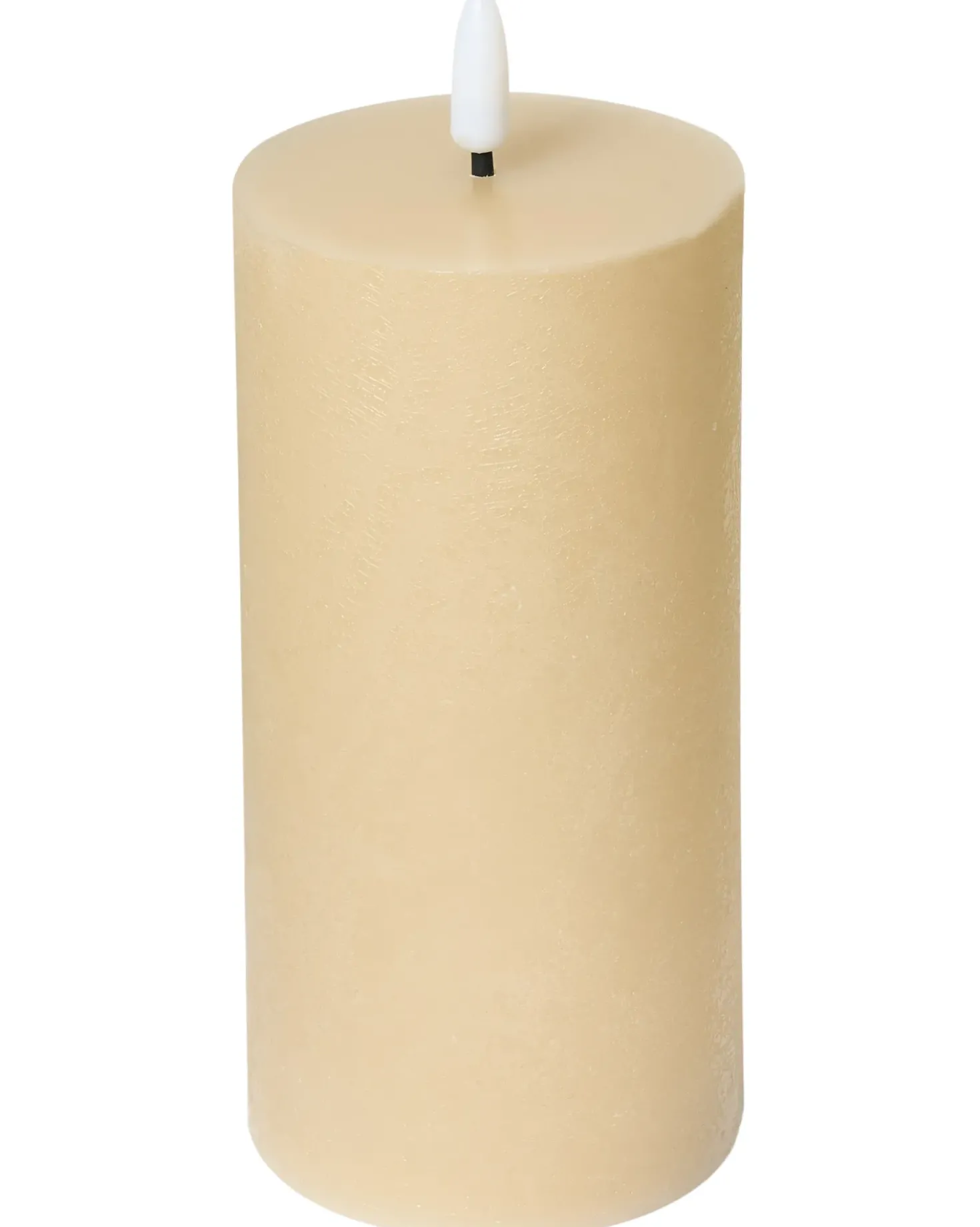 Set di 6 candele LED BRAISE 10/13/15 cm Beige