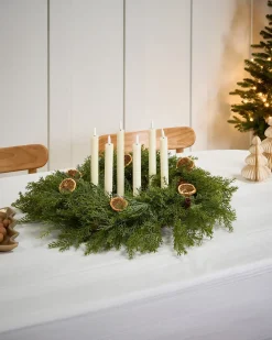 Set di 6 candele LED SAPHIR 24 cm Bianco sporco