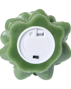 Set di 3 candele LED VELOURA Albero di Natale 16 cm Verde