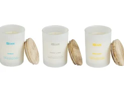 Set di 3 Candele Profumate SIMPLICITY Cera di Soia Note fruttate Note fresche