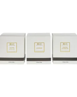 Set di 3 Candele Profumate METALLIC GLAMOUR 9 cm Multicolore