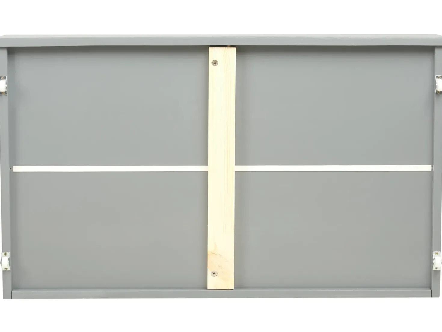Set di 2 cassetti contenitori per letto Legno di pino RUMILLY Grigio
