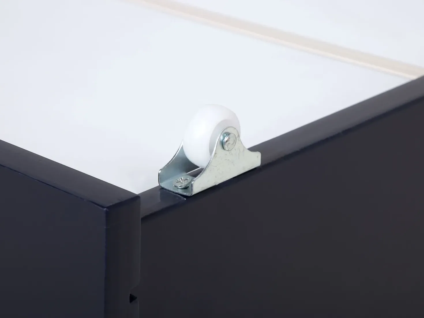 Set di 2 cassetti contenitori per letto Legno di pino RUMILLY Blu marino