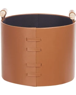 Set di 3 cestini ARAM Pelle sintetica Marrone