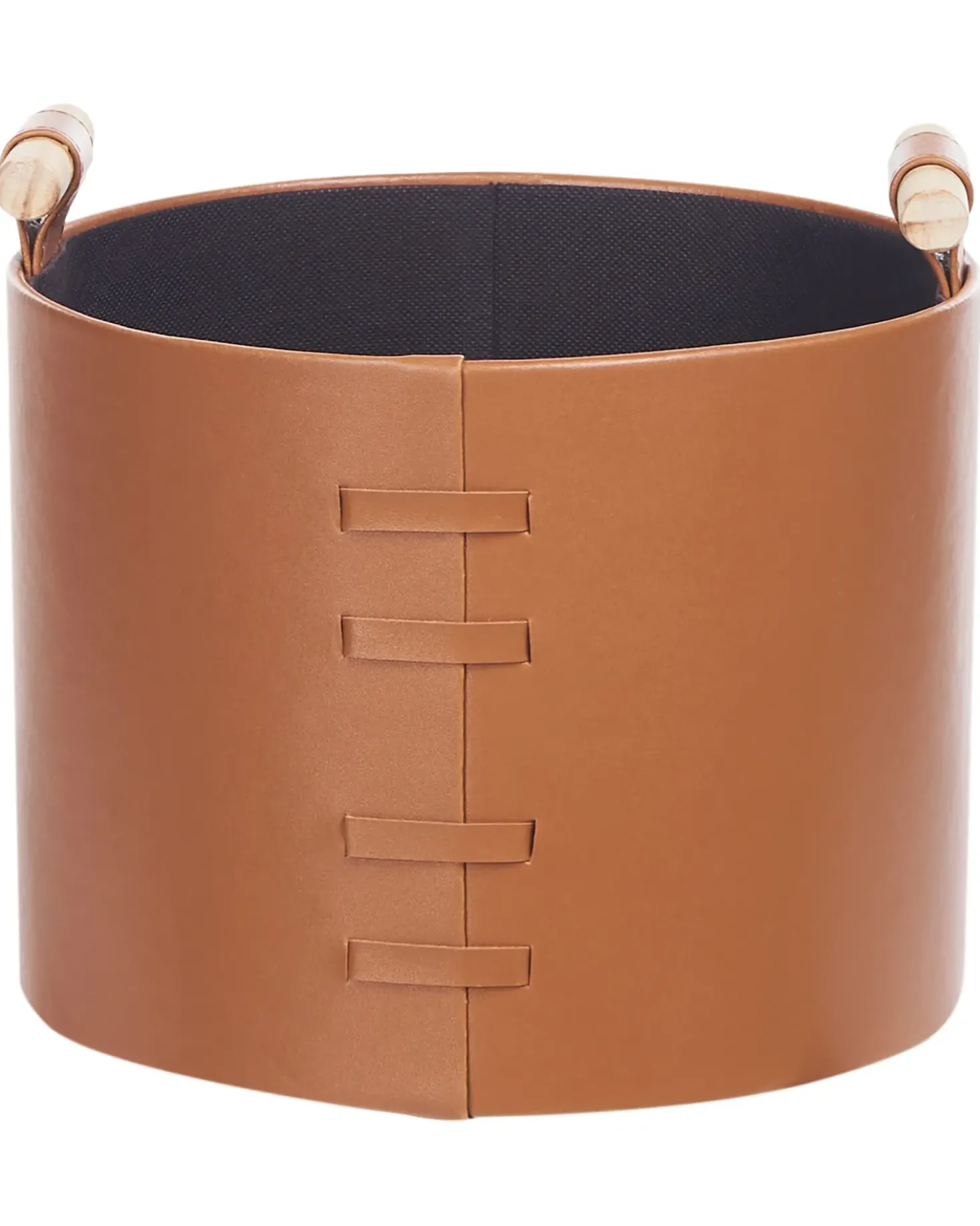 Set di 3 cestini ARAM Pelle sintetica Marrone