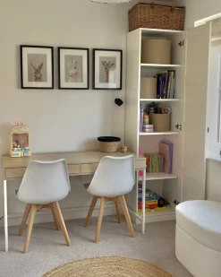 Set di 3 cestini ARAM Pelle sintetica Beige