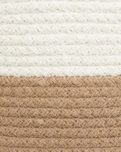 Set di 2 cestini ARDESEN Cotone Naturale