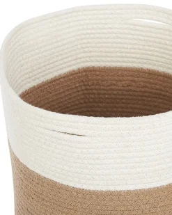 Set di 2 cestini ARDESEN Cotone Naturale