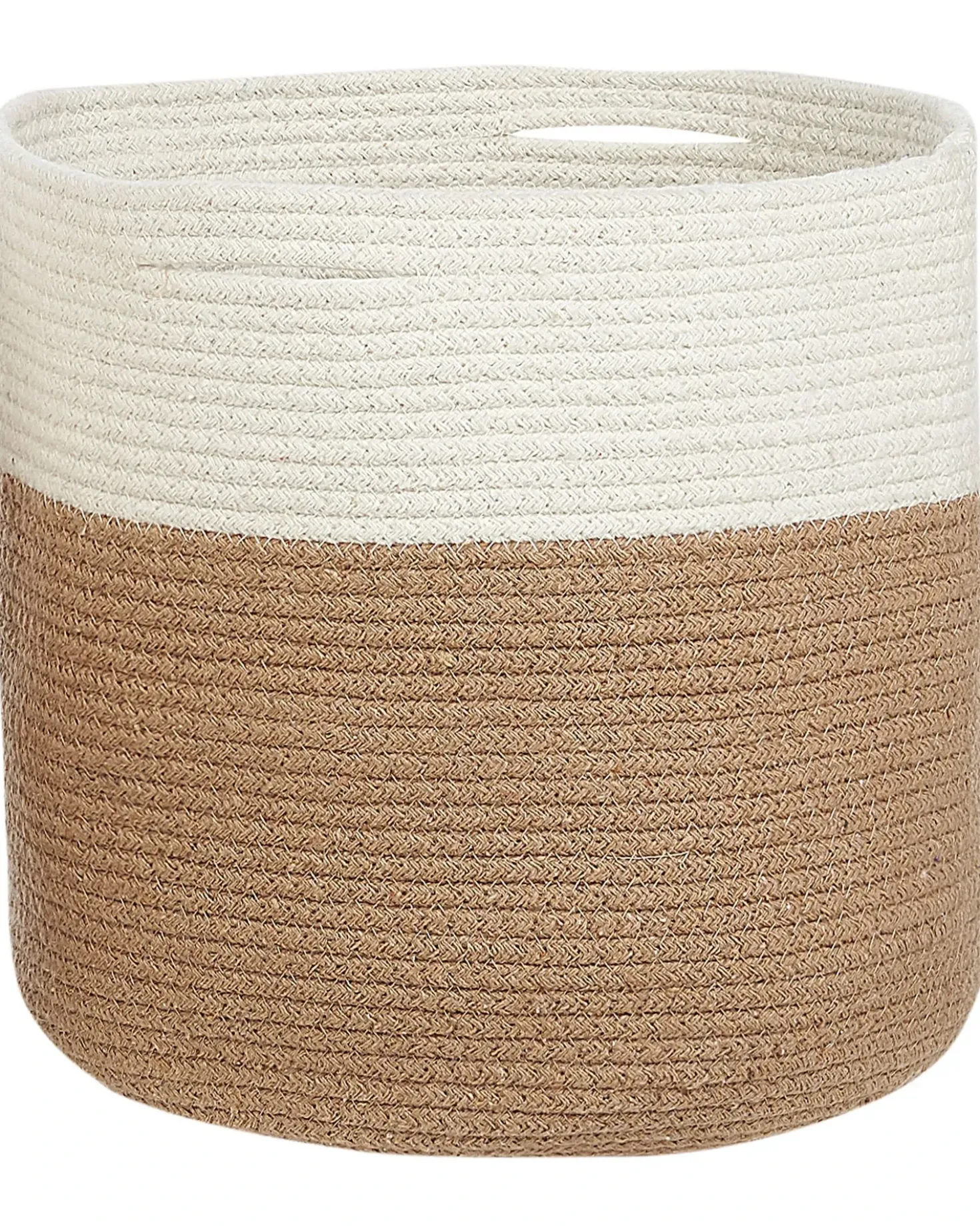 Set di 2 cestini ARDESEN Cotone Naturale