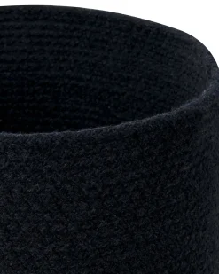 Set di 3 cestini BASIMA Cotone Nero