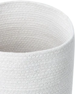 Set di 3 cestini BASIMA Cotone Bianco