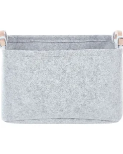 Set di 3 cestini BAYSAI Feltro Grigio chiaro