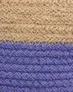 Set di 2 cestini BULANIK Iuta Viola