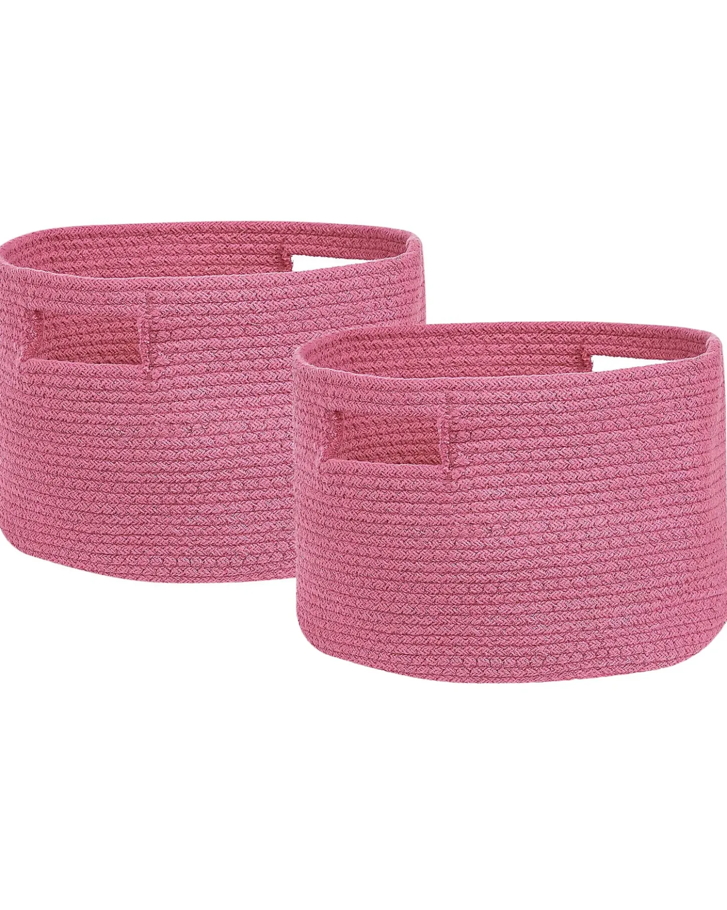 Set di 2 cestini CHINIOT Cotone Fucsia