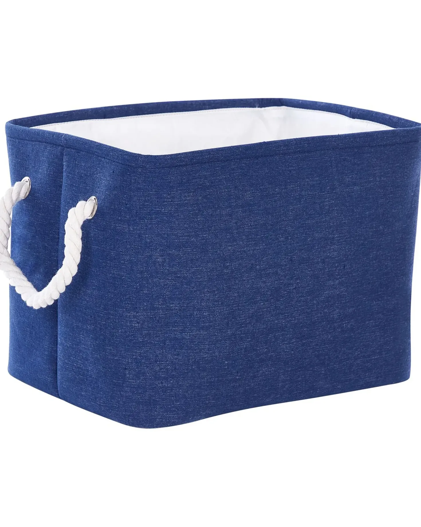 Set di 3 cestini DARQAB Cotone Blu marino
