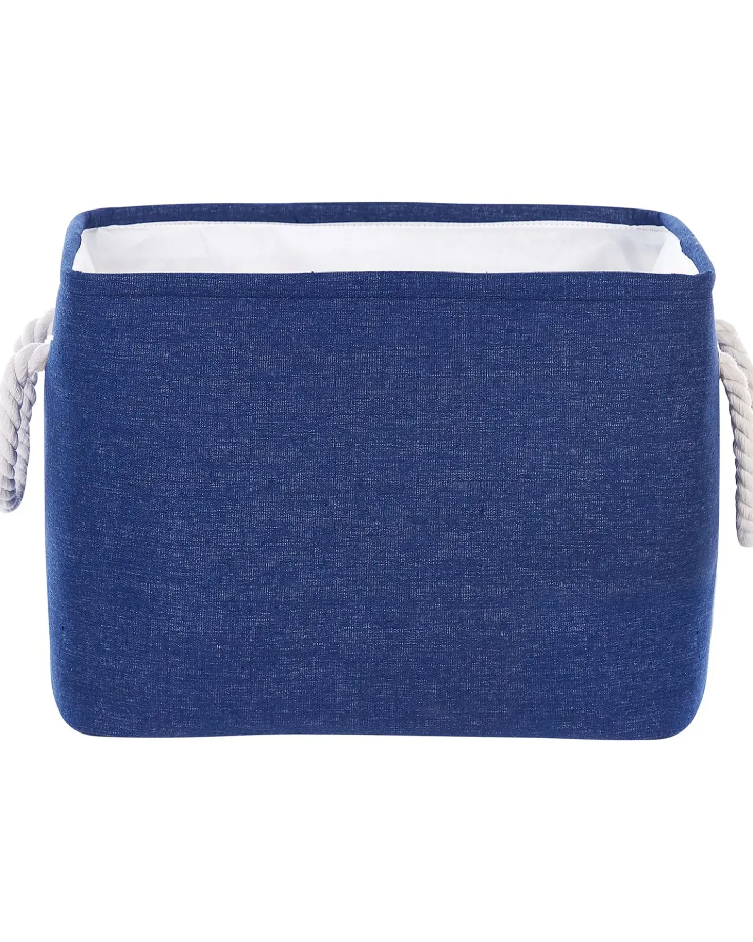 Set di 3 cestini DARQAB Cotone Blu marino