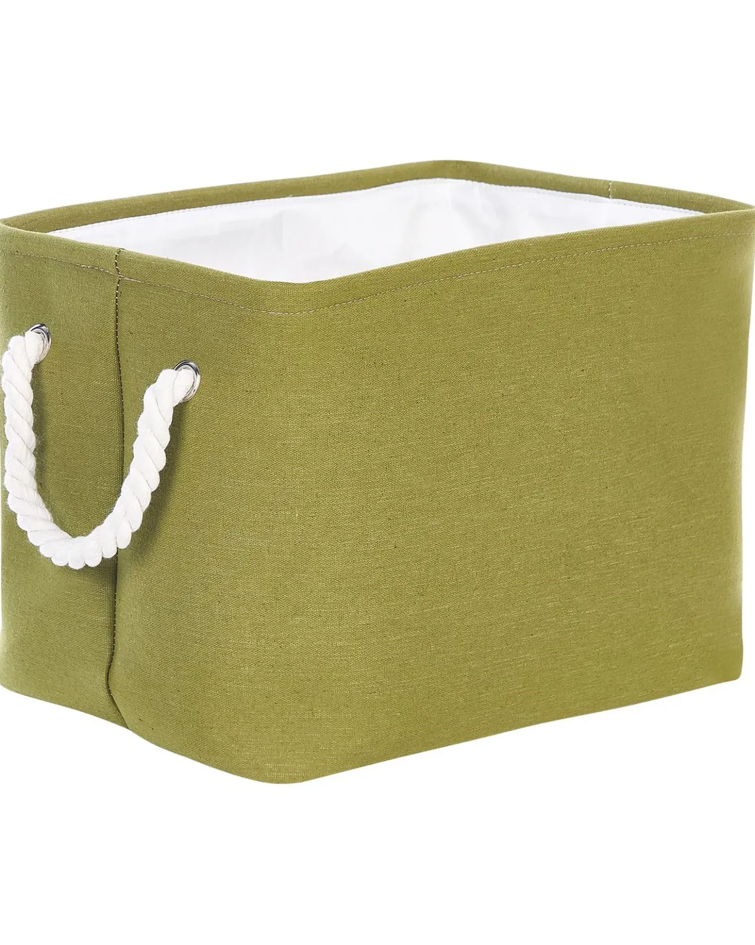 Set di 3 cestini DARQAB Cotone Verde oliva