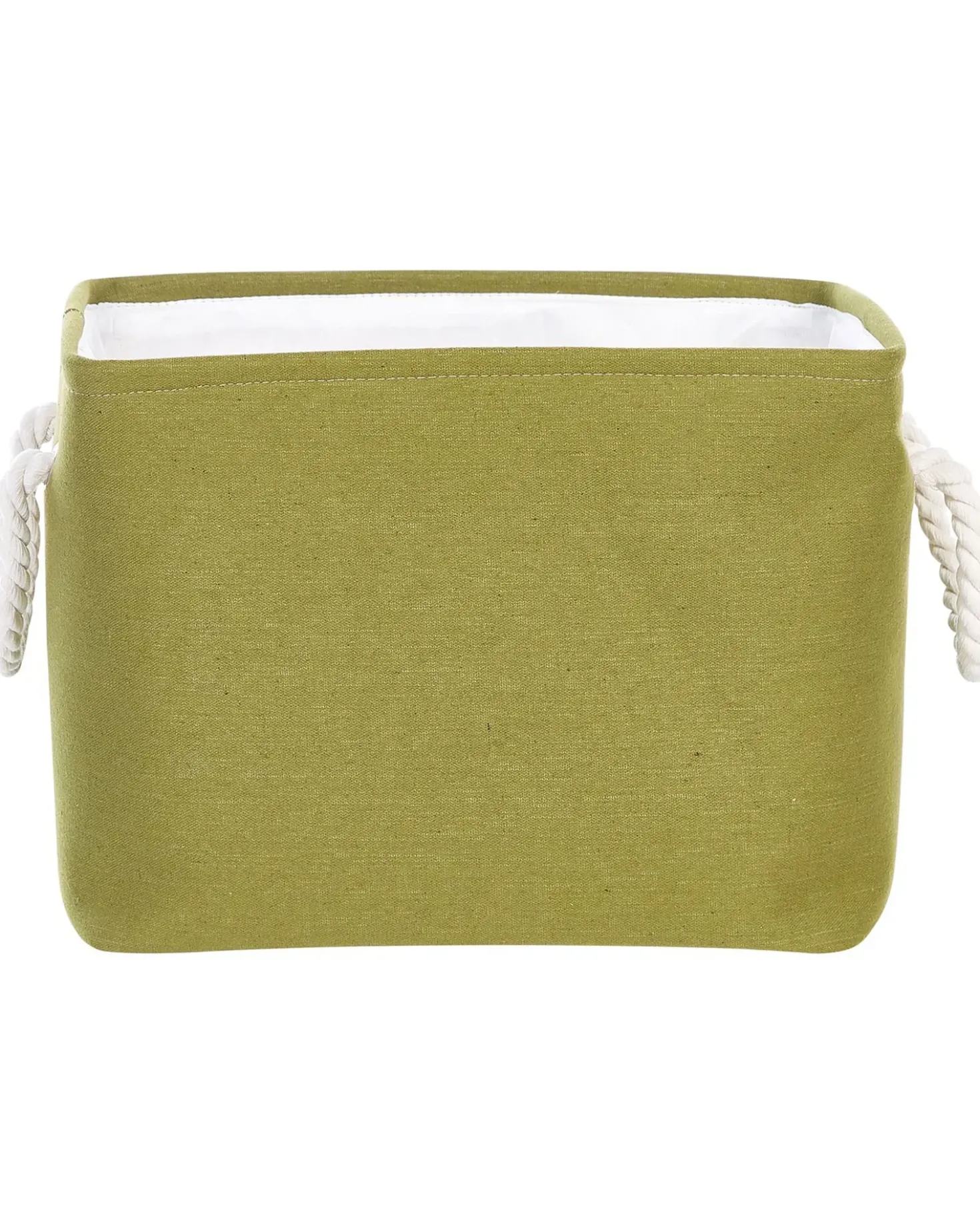 Set di 3 cestini DARQAB Cotone Verde oliva