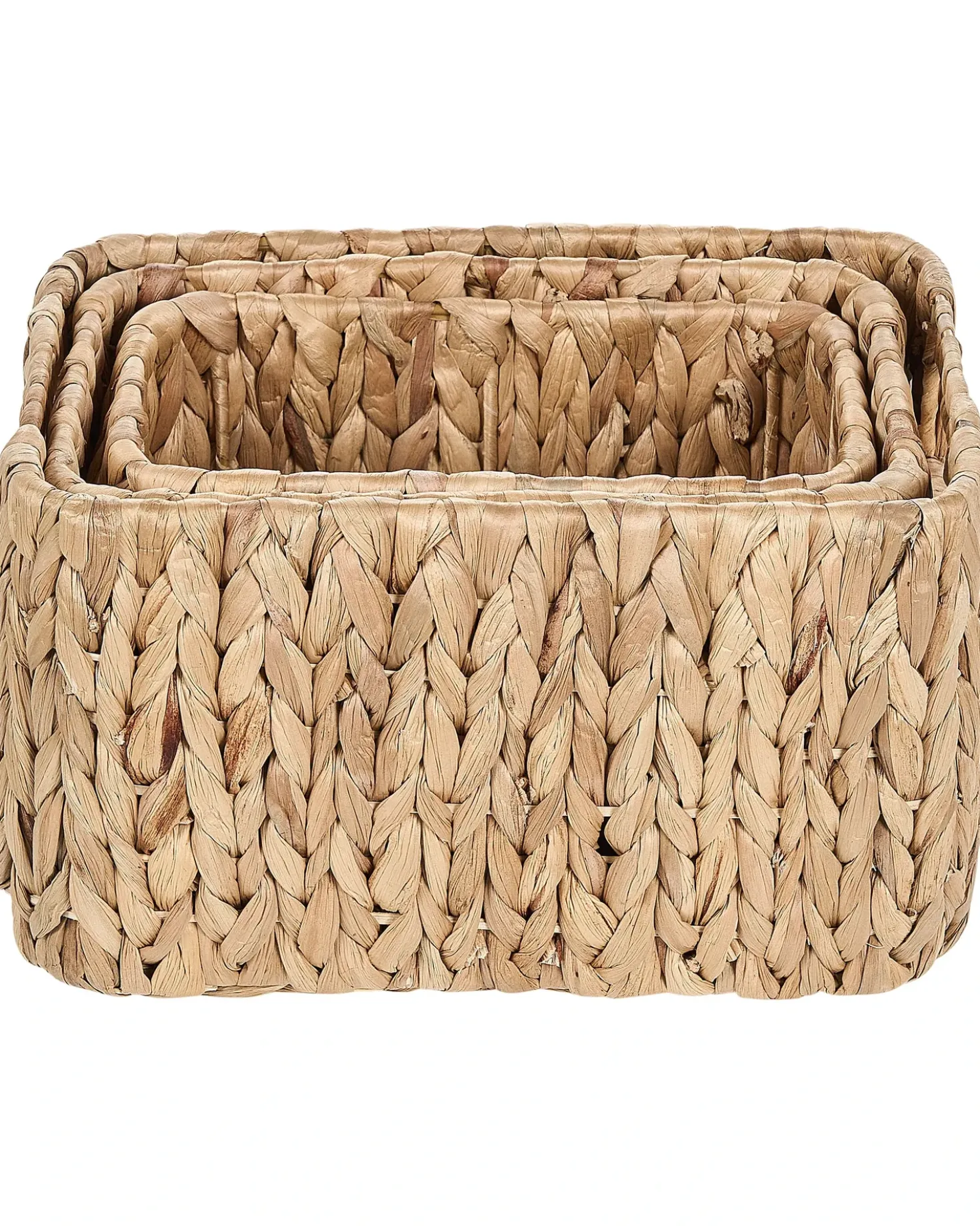 Set di 3 cestini HANOI Vimini Naturale