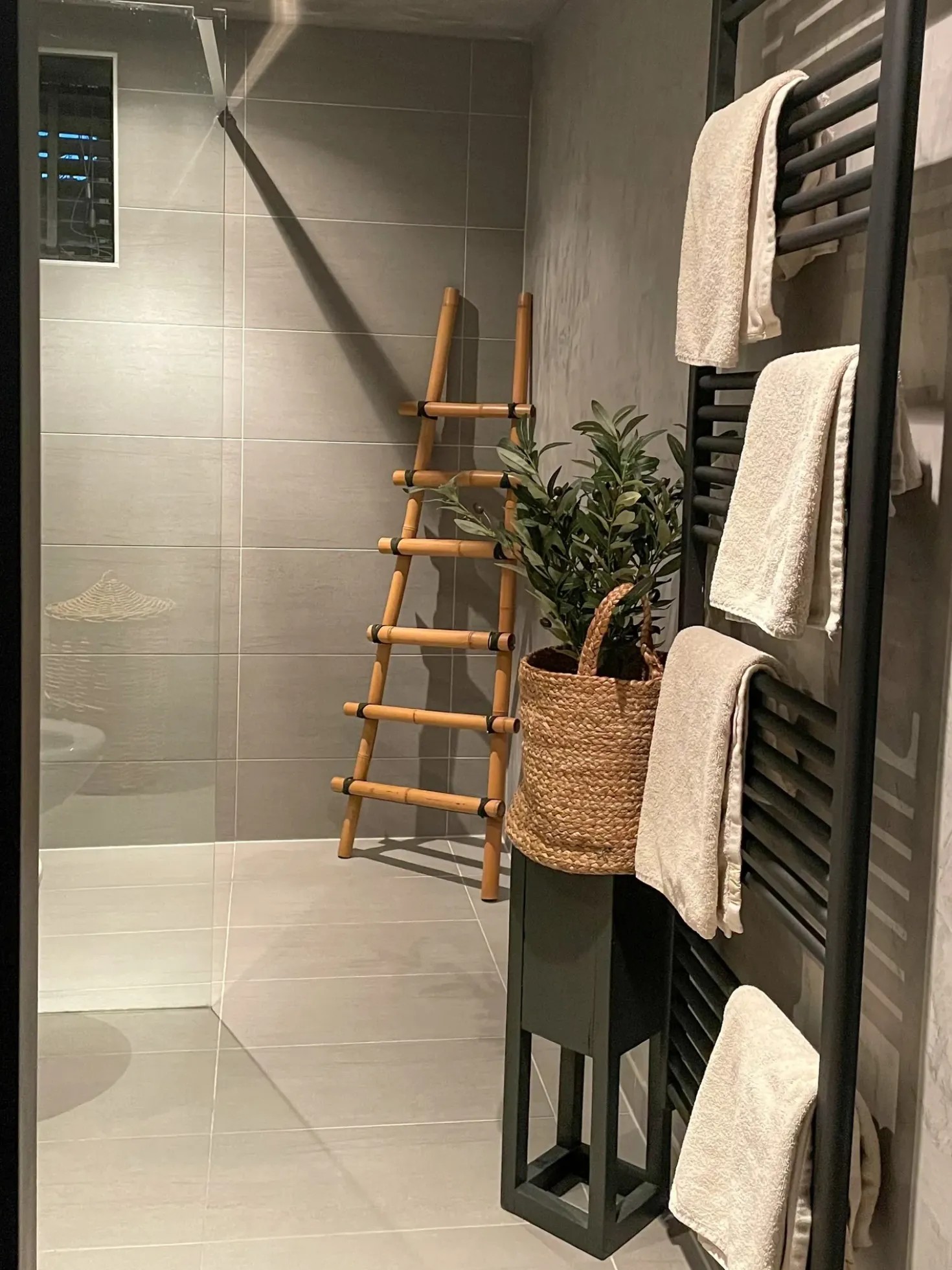 Set di 2 cestini KAELLA Iuta Beige sabbia