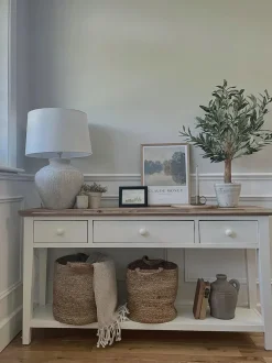 Set di 2 cestini KAELLA Iuta Beige sabbia