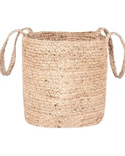 Set di 2 cestini KAELLA Iuta Beige sabbia