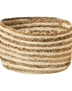 Set di 3 cestini KAHU Iuta Naturale
