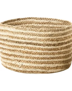 Set di 3 cestini KAHU Iuta Naturale