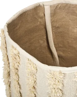 Set di 2 cestini KAKKI Cotone Beige