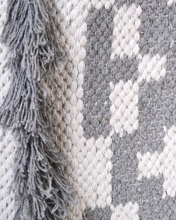 Set di 2 cestini KALAI Cotone Grigio