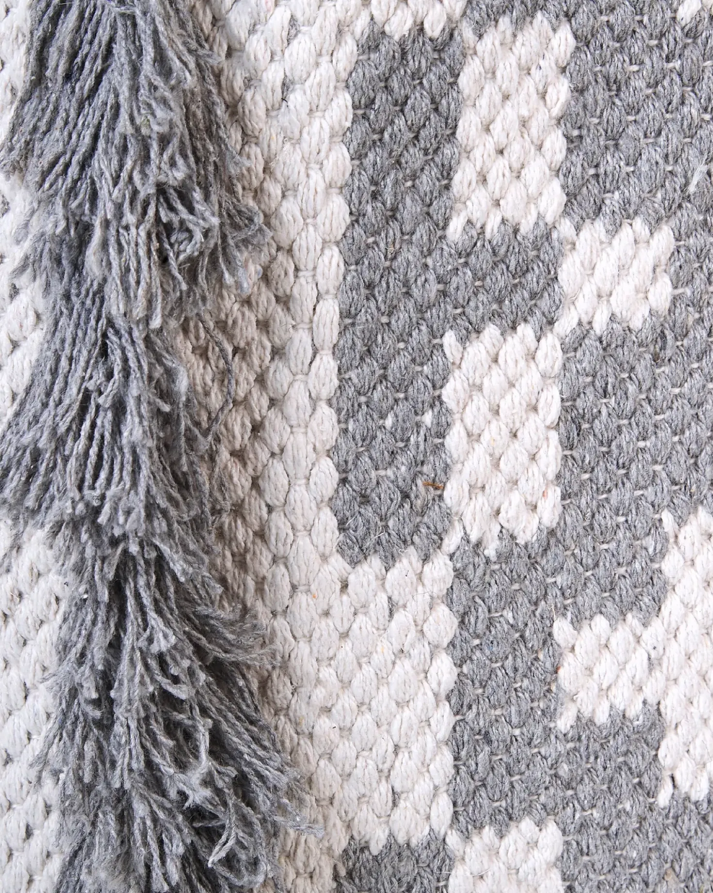 Set di 2 cestini KALAI Cotone Grigio