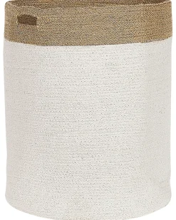 Set di 2 cestini KARDH Cotone Bianco